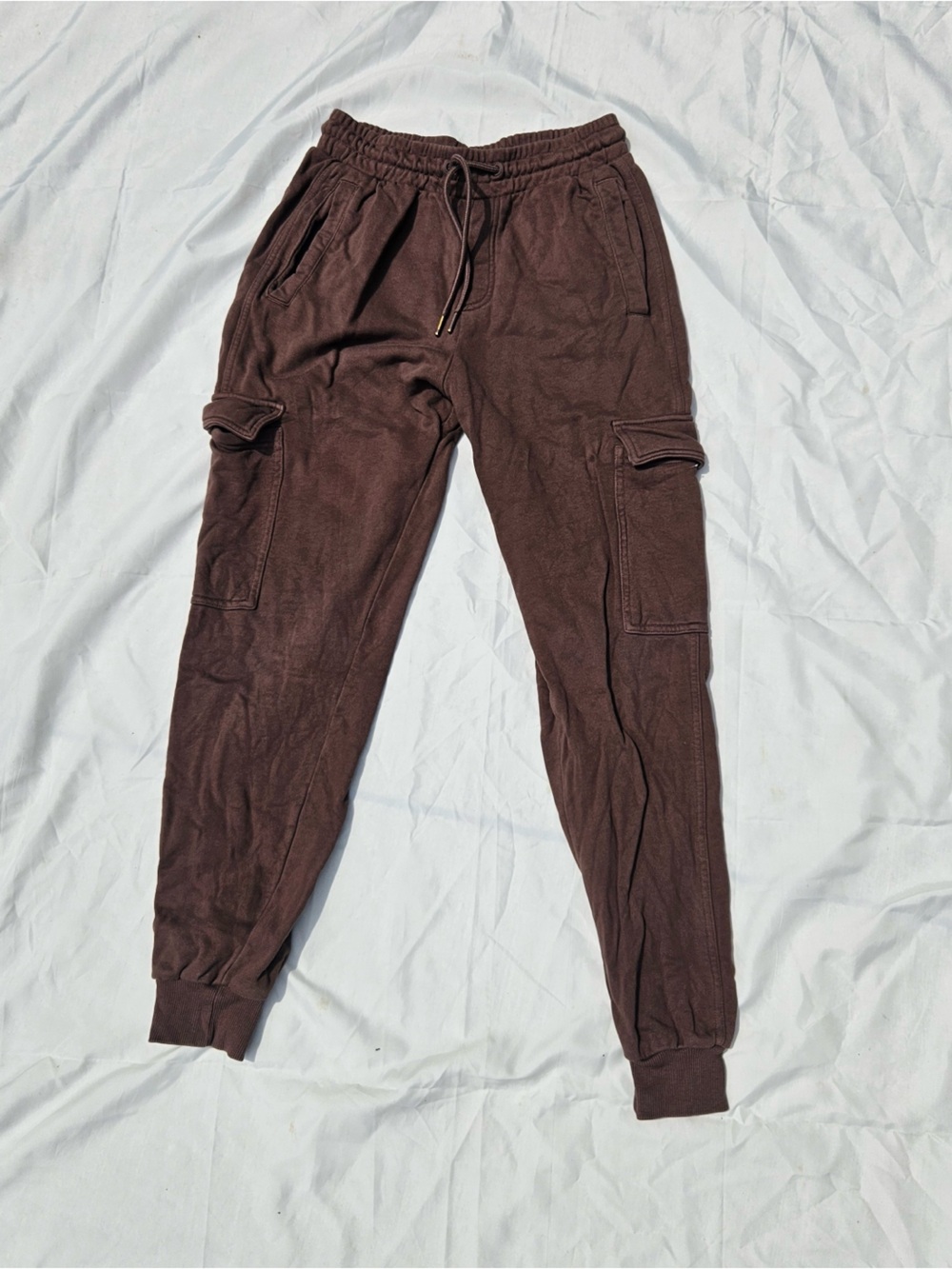 Gymshark Men's Rest Day Brown Cargo Joggers / Sweatpants S